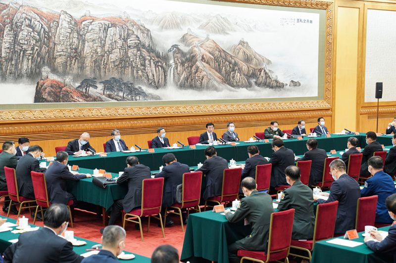 7月13日，中國共產(chǎn)黨成立100周年慶祝活動總結(jié)會議在北京舉行。中共中央政治局常委王滬寧出席總結(jié)會議并講話。